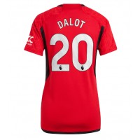 Dámy Fotbalový dres Manchester United Diogo Dalot #20 2023-24 Domácí Krátký Rukáv